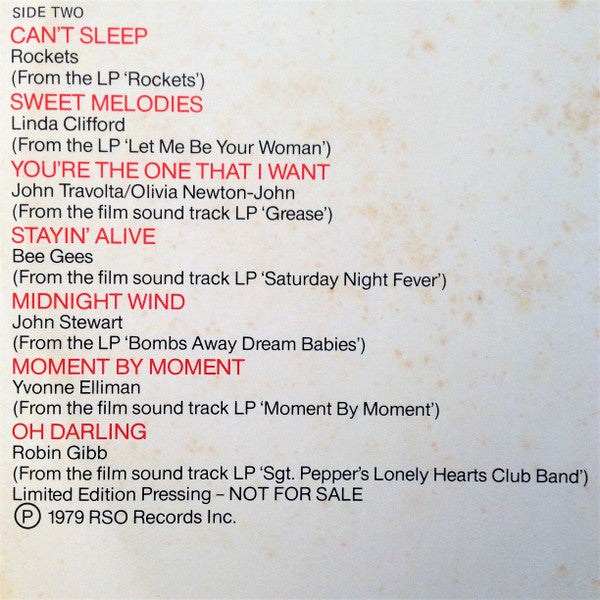 Various : Rso - Matchplay - Limited Edition (LP, Comp, Promo)