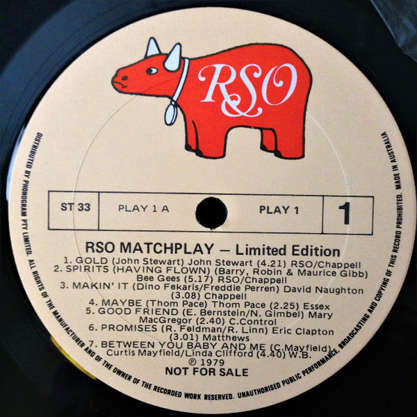 Various : Rso - Matchplay - Limited Edition (LP, Comp, Promo)