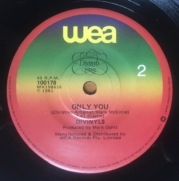 Divinyls : Boys In Town (7", Single)
