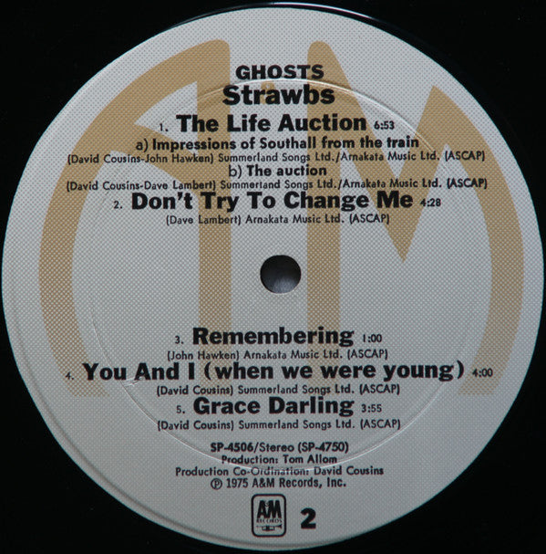 Strawbs : Ghosts (LP, Album, Mon)