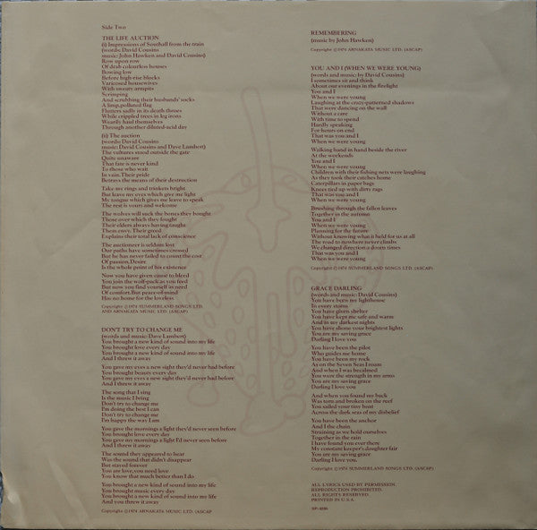 Strawbs : Ghosts (LP, Album, Mon)