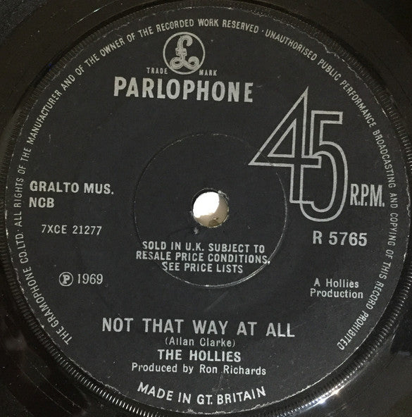 The Hollies : Sorry Suzanne (7", Single)