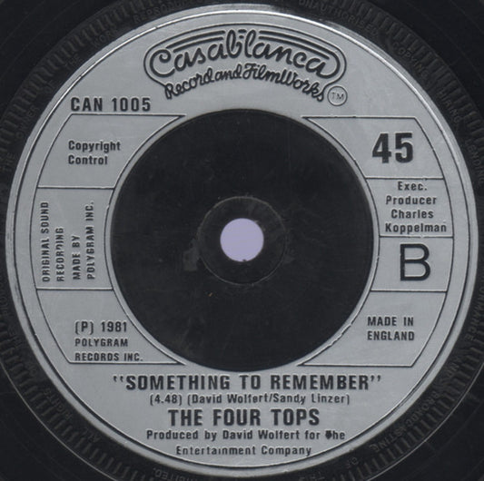 The Four Tops* : When She Was My Girl (7")
