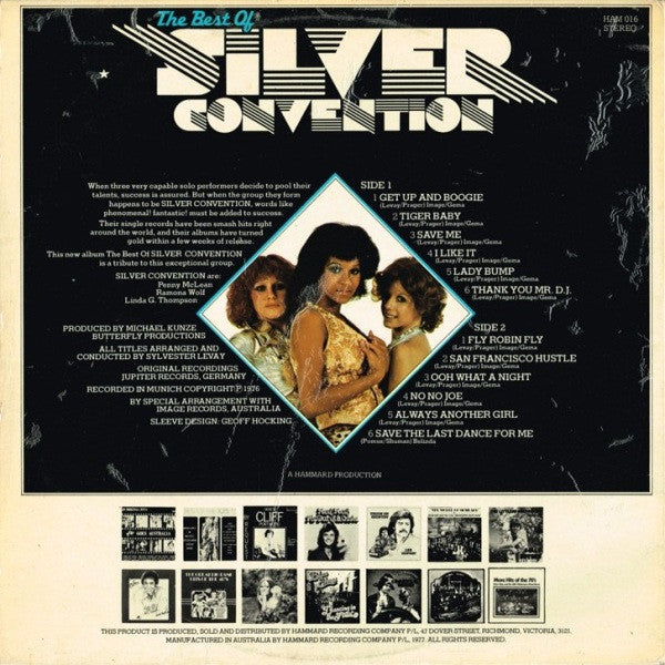 Silver Convention : The Best Of Silver Convention (LP, Comp, Gat)