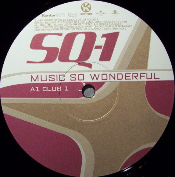 SQ-1 : Music So Wonderful (12")