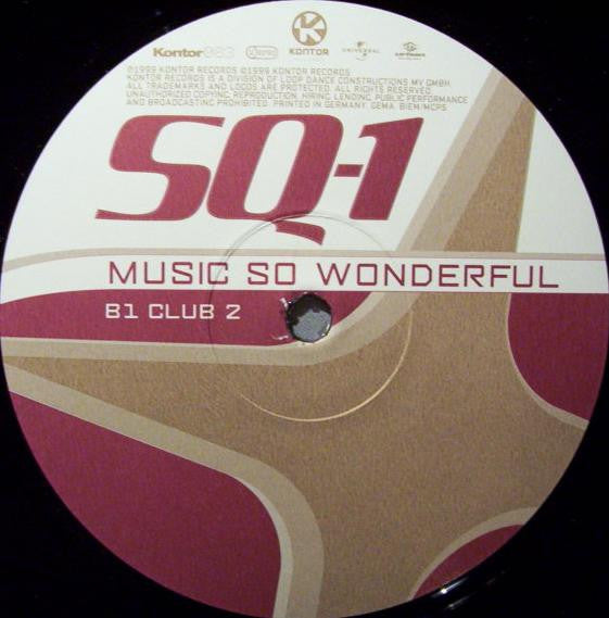 SQ-1 : Music So Wonderful (12")