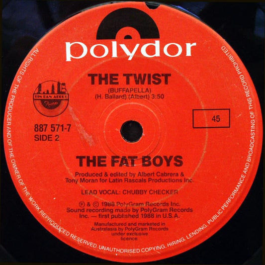 The Fat Boys* : The Twist (7", Single)