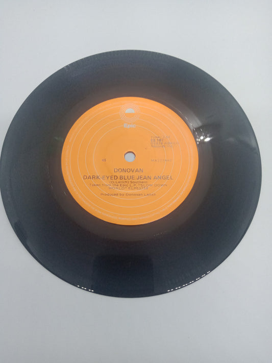 Donovan : A Well Known Has-Been/Dark-Eyed Blue Jean Angel  (7", Single)