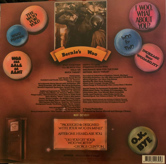 Bernie Worrell : All The Woo In The World (LP, Album, Ltd, RE, Red)