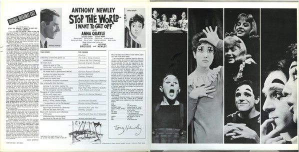 Anthony Newley With Anna Quayle : Stop The World - I Want To Get Off (Original Broadway Cast) (LP, Album, Gat)