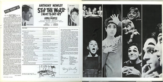 Anthony Newley With Anna Quayle : Stop The World - I Want To Get Off (Original Broadway Cast) (LP, Album, Gat)
