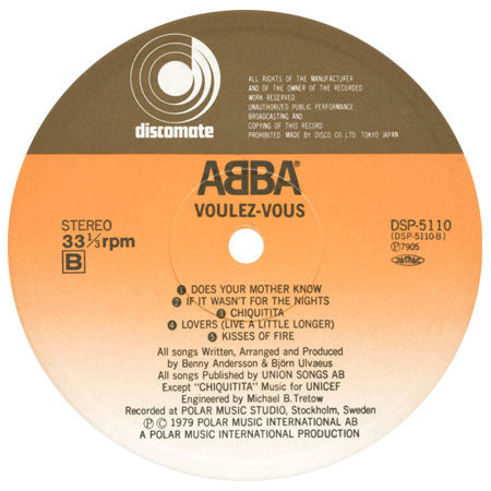 ABBA = アバ* : Voulez-Vous = ヴーレ・ヴー (LP, Album)