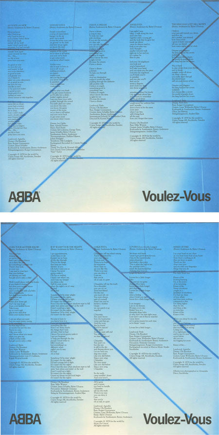ABBA = アバ* : Voulez-Vous = ヴーレ・ヴー (LP, Album)