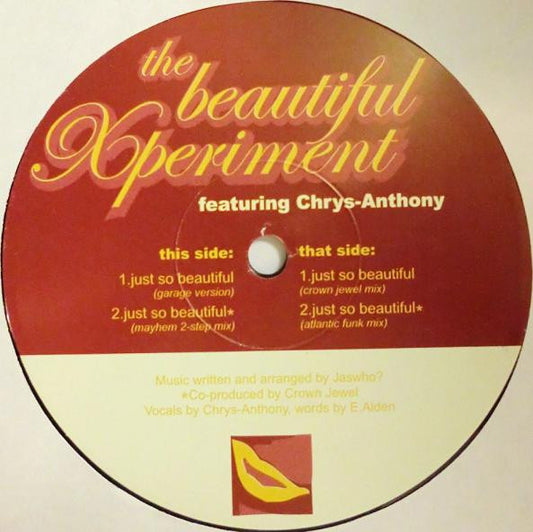Jaswho? Featuring Chrys-Anthony : The Beautiful Xperiment (12")