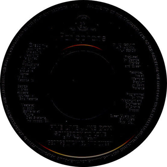 George Michael And Queen : Five Live Juke Box (7", Single, Jukebox)