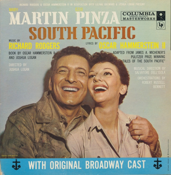 Mary Martin, Ezio Pinza, Richard Rodgers / Oscar Hammerstein 2nd* With Original Broadway Cast* : South Pacific (LP, Album, RE, Gat)