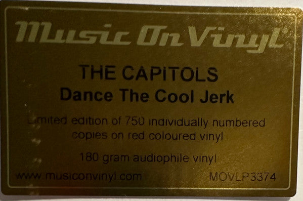 The Capitols : Dance The Cool Jerk With The Capitols (LP, Album, Ltd, Num, RE, Red)