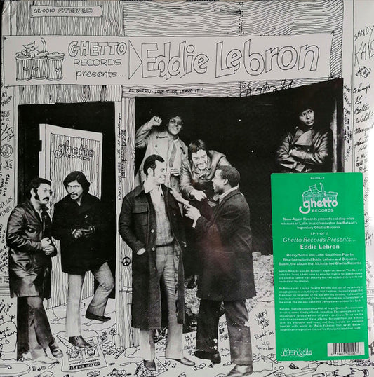 Eddie Lebron* : Ghetto Records Presents.... Eddie Lebron (LP, Album, RE)