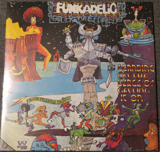 Funkadelic : Standing On The Verge Of Getting It On (LP, Album, RE)