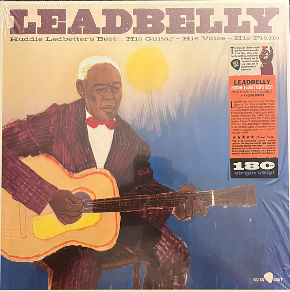 Leadbelly : Huddie Ledbetter's Best... His Guitar - His Voice - His Piano (LP, Ltd)