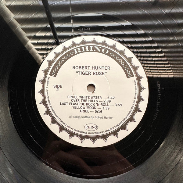 Robert Hunter : Tiger Rose (LP, Album, RE, RM, 50t)