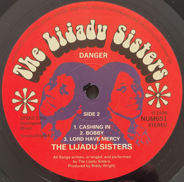 The Lijadu Sisters* : Danger (LP, Album, RE)