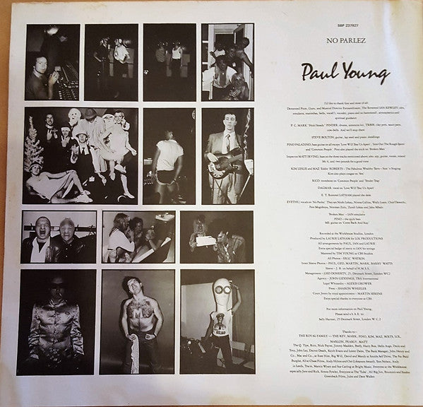 Paul Young : No Parlez (LP, Album)
