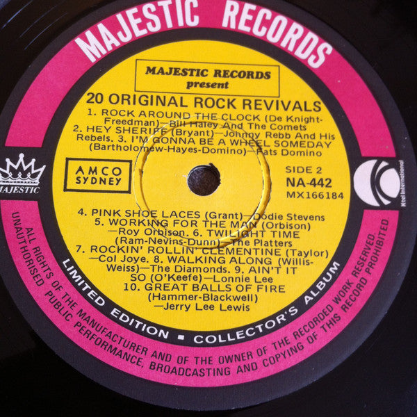 Various : 20 Original Rock Revivals (LP, Comp, Ltd)