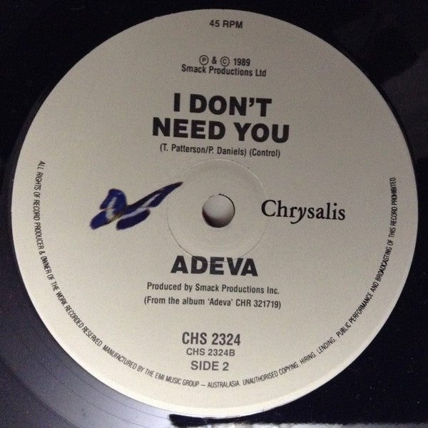 Adeva!* : I Thank You (7", Single)
