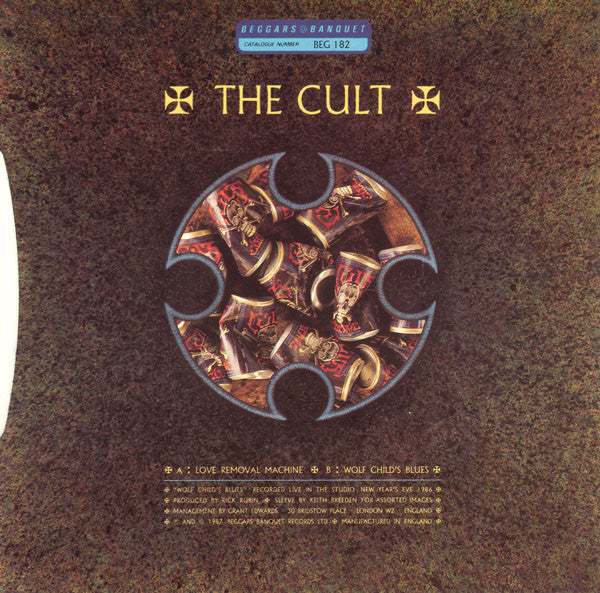 The Cult : Love Removal Machine (7", Single)