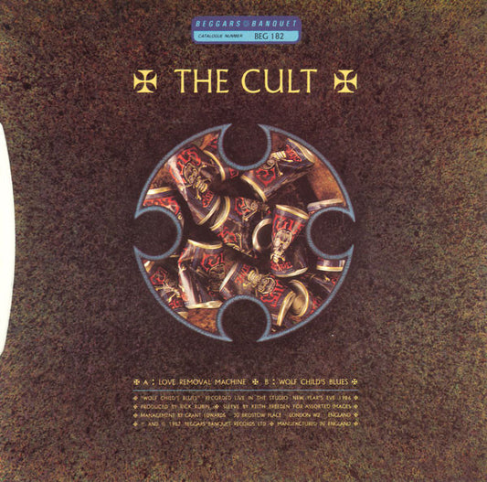 The Cult : Love Removal Machine (7", Single)