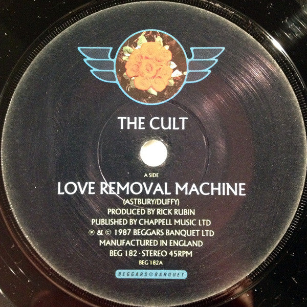 The Cult : Love Removal Machine (7", Single)
