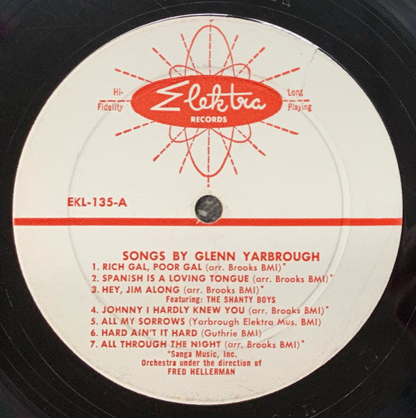 Glenn Yarbrough : Songs By Glenn Yarbrough (LP)