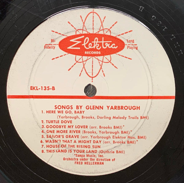 Glenn Yarbrough : Songs By Glenn Yarbrough (LP)