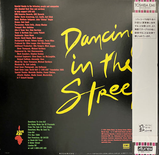David Bowie And Mick Jagger : Dancing In The Street (12", Maxi)