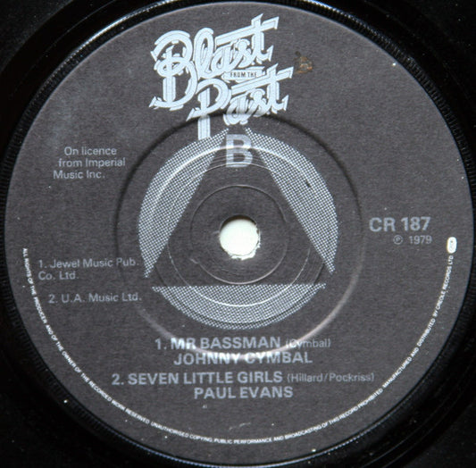 John Fred & Playboy Band*, Johnny Cymbal, Paul Evans : Judy In Disguise / Mr Bassman / Seven Little Girls (7")