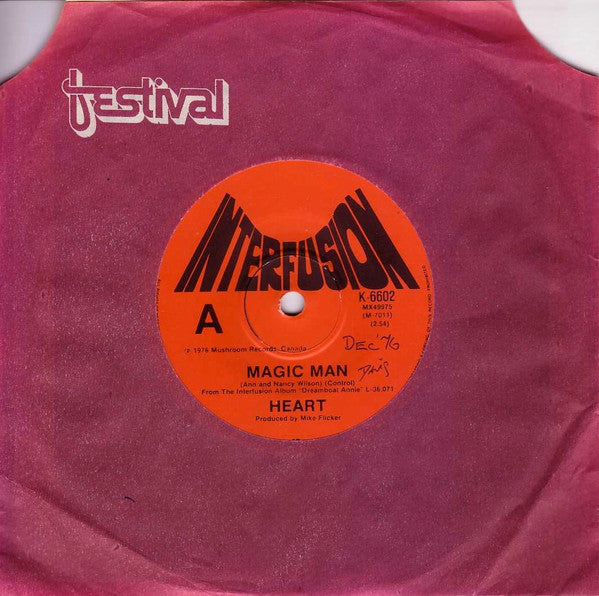 Heart : Magic Man (7", Single)