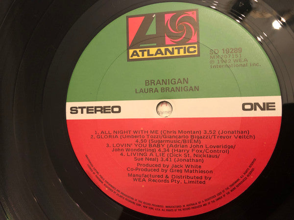 Laura Branigan : Branigan (LP, Album)