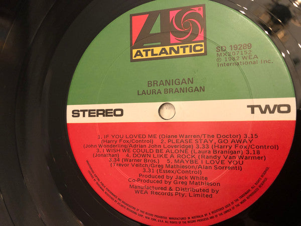 Laura Branigan : Branigan (LP, Album)