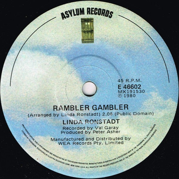 Linda Ronstadt : How Do I Make You / Rambler Gambler (7", Single)