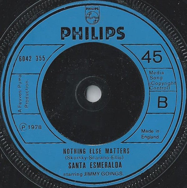 Santa Esmeralda Starring Jimmy Goings : The House Of The Rising Sun + Quasimodo Suite (7")
