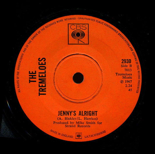 The Tremeloes : Even The Bad Times Are Good (7", Single, Sol)