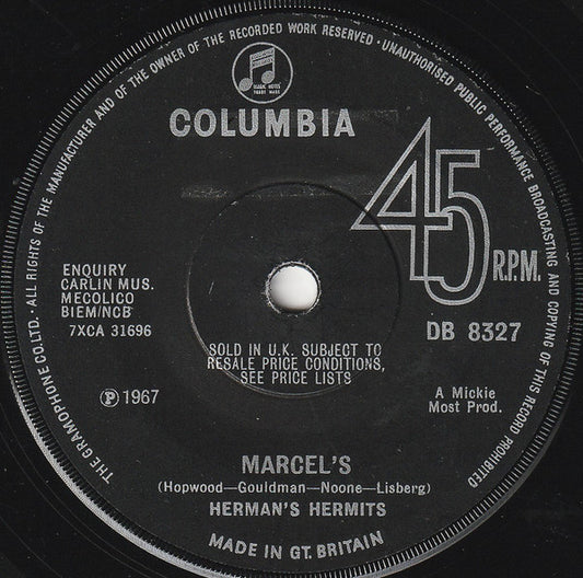 Herman's Hermits : I Can Take Or Leave Your Loving (7", Single, Sol)