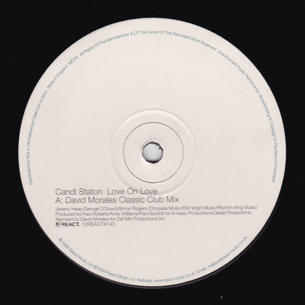 Candi Staton : Love On Love (12")
