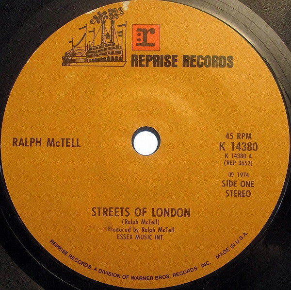 Ralph McTell : Streets Of London (7", Single, Sol)