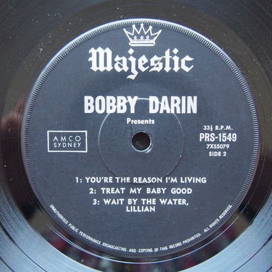 Bobby Darin : Bobby Darin Presents (7", EP)
