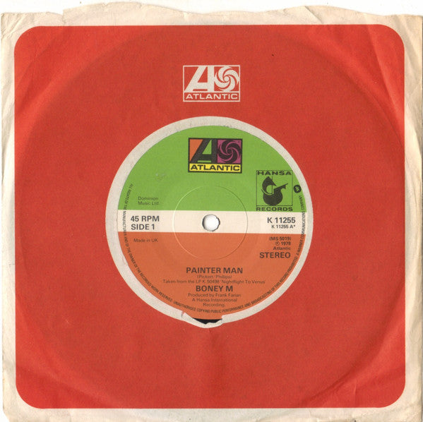 Boney M* : Painter Man (7", Single, Sol)