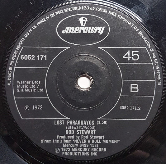 Rod Stewart : You Wear It Well (7", Single, Bla)