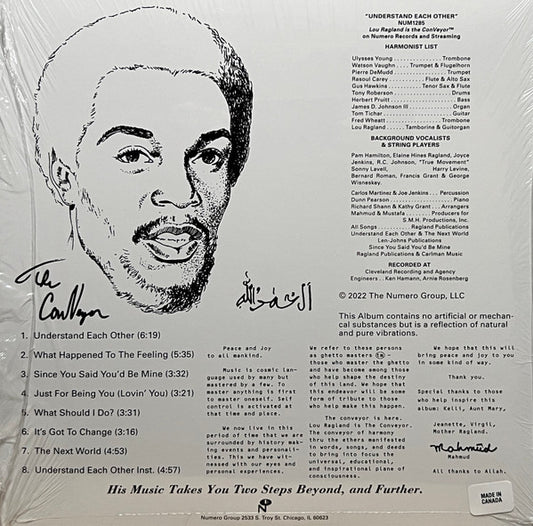 Lou Ragland is The ConVeyor - He Says "Understand Each Other" (LP, Album, RE) Mint (M) / Mint (M)
