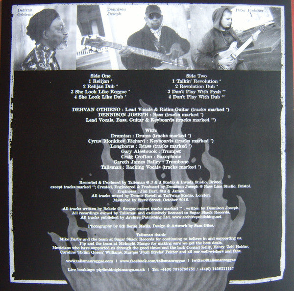 Talisman (3) : Don't Play With Fyah (LP, Ltd, Cle)